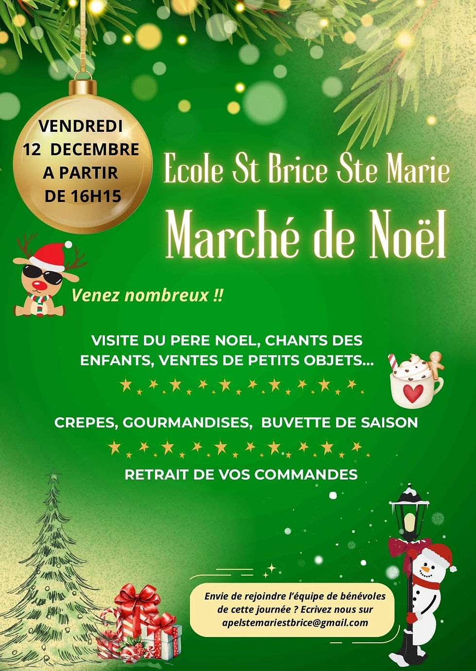 đ MarchĂ© de NoĂ«l de l'Ăcole đ