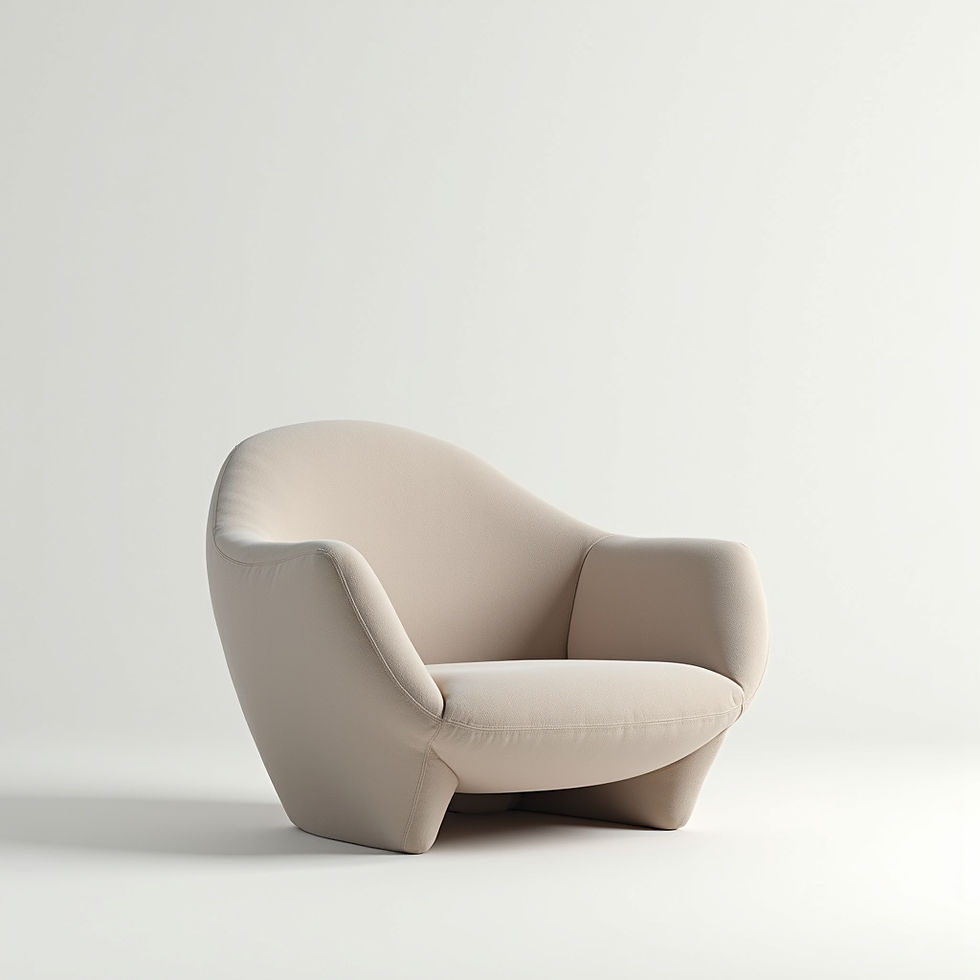 Sculptural Lounge Chair