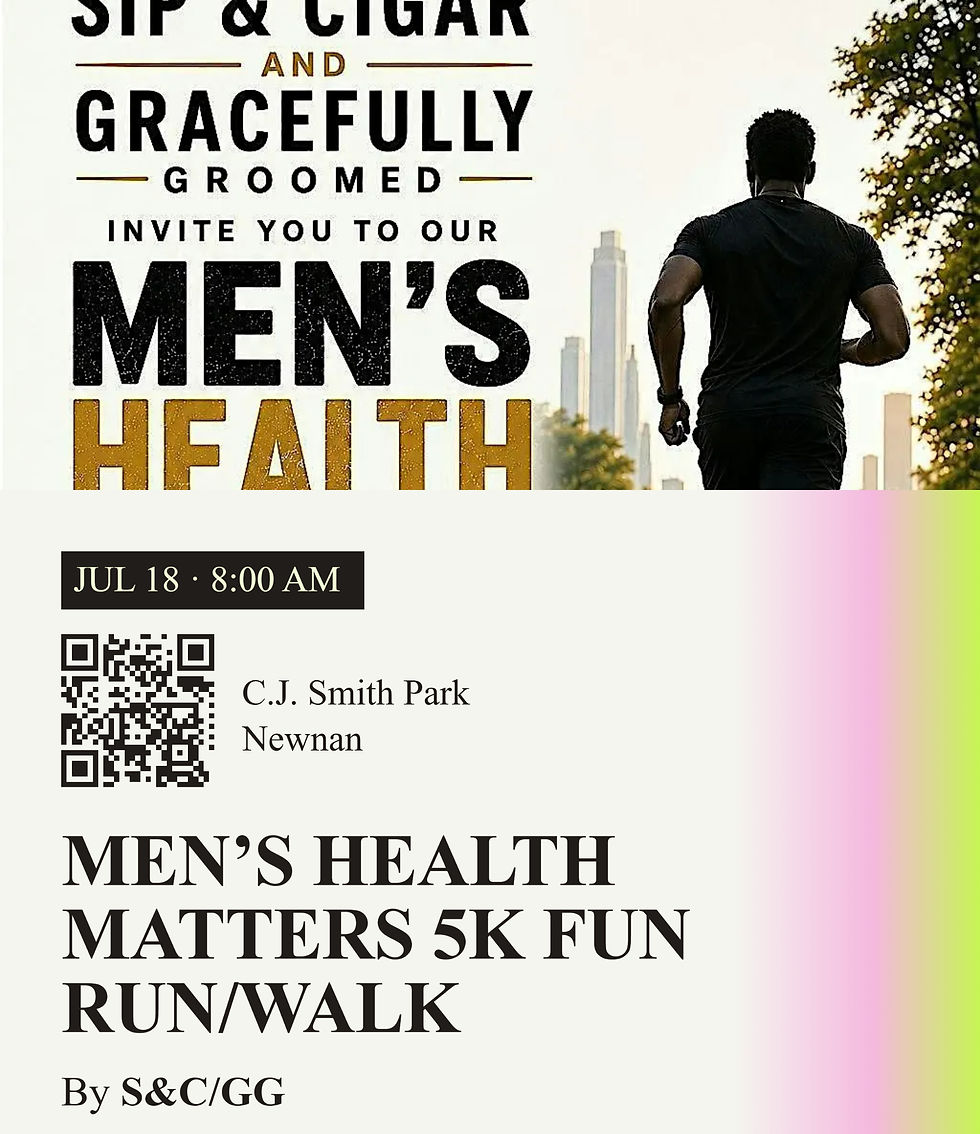Sip & Cigar and Gracefully Groomed presents:  Men's Health Matters 5K Fun Run/Walk