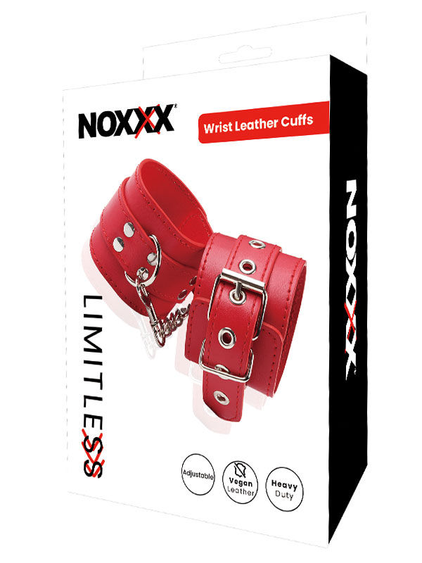 kırmızı deri eller için seks kelepçesi