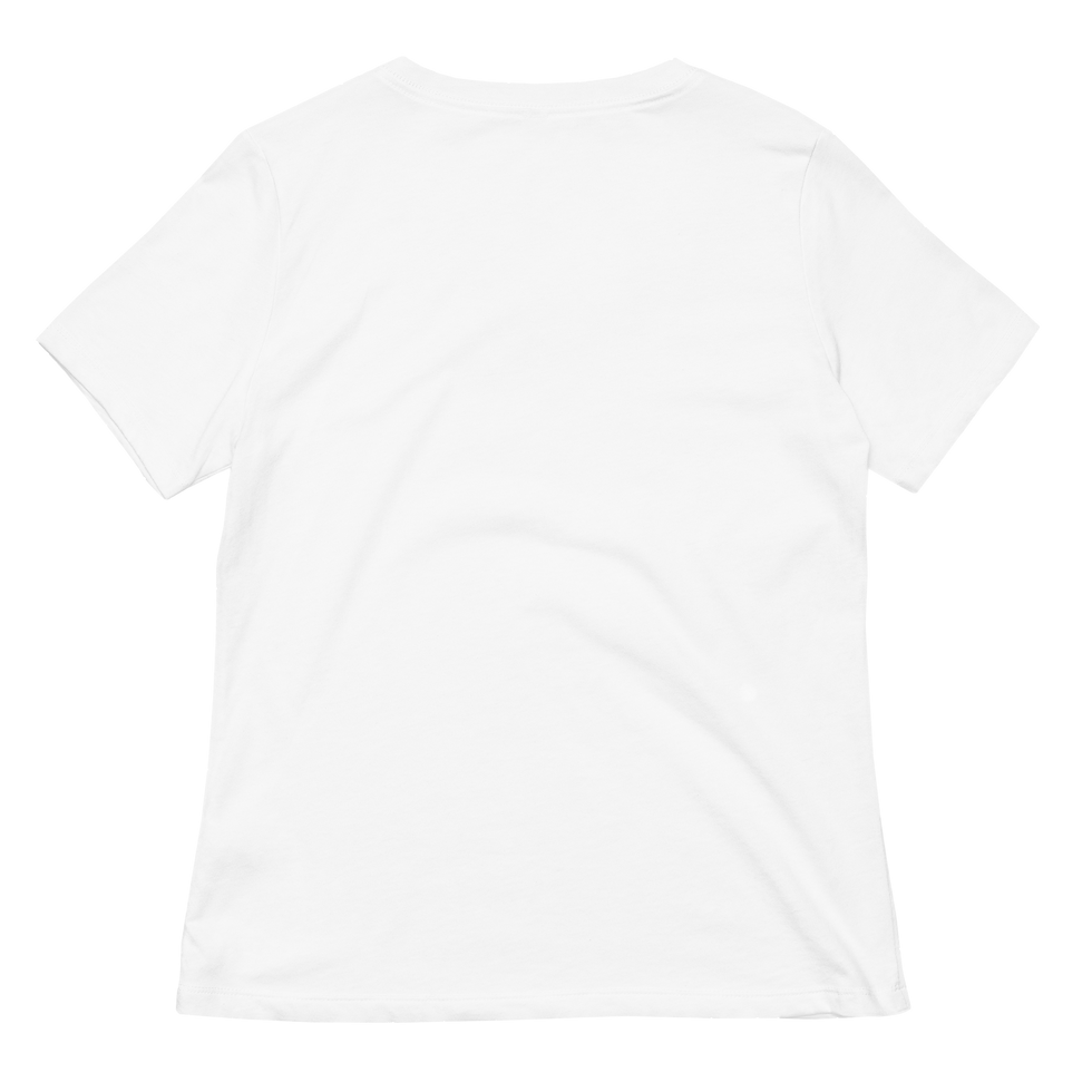 Thumbnail: Kansas Rainbow Heart Relaxed V-neck T-shirt | KS LGBTQ+