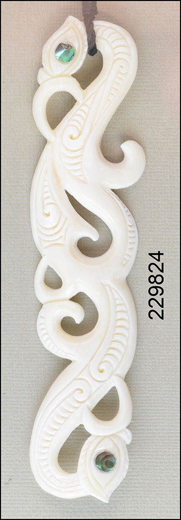 Bone carving pendant 160 mm