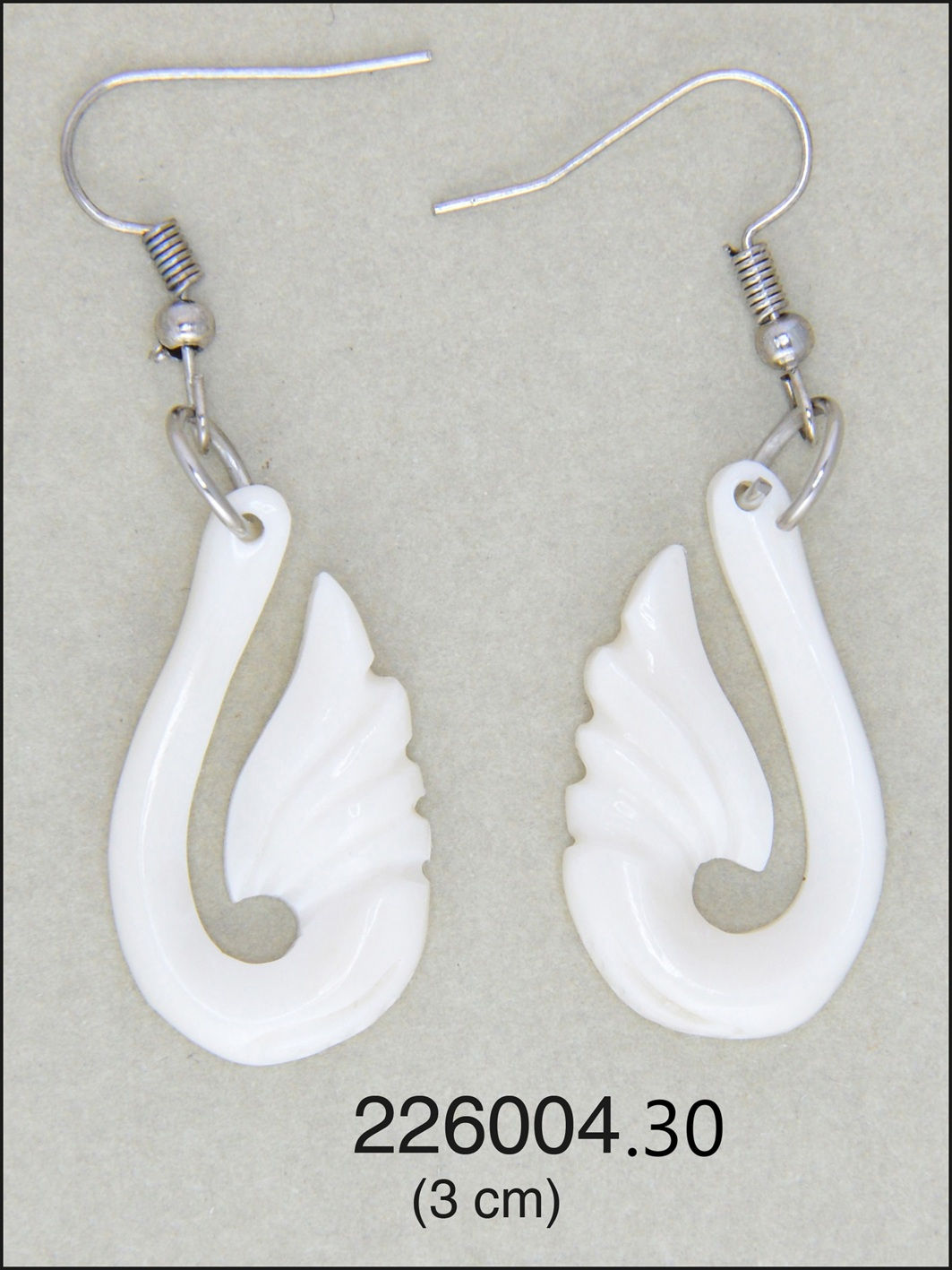 Bone Carvings Earrings