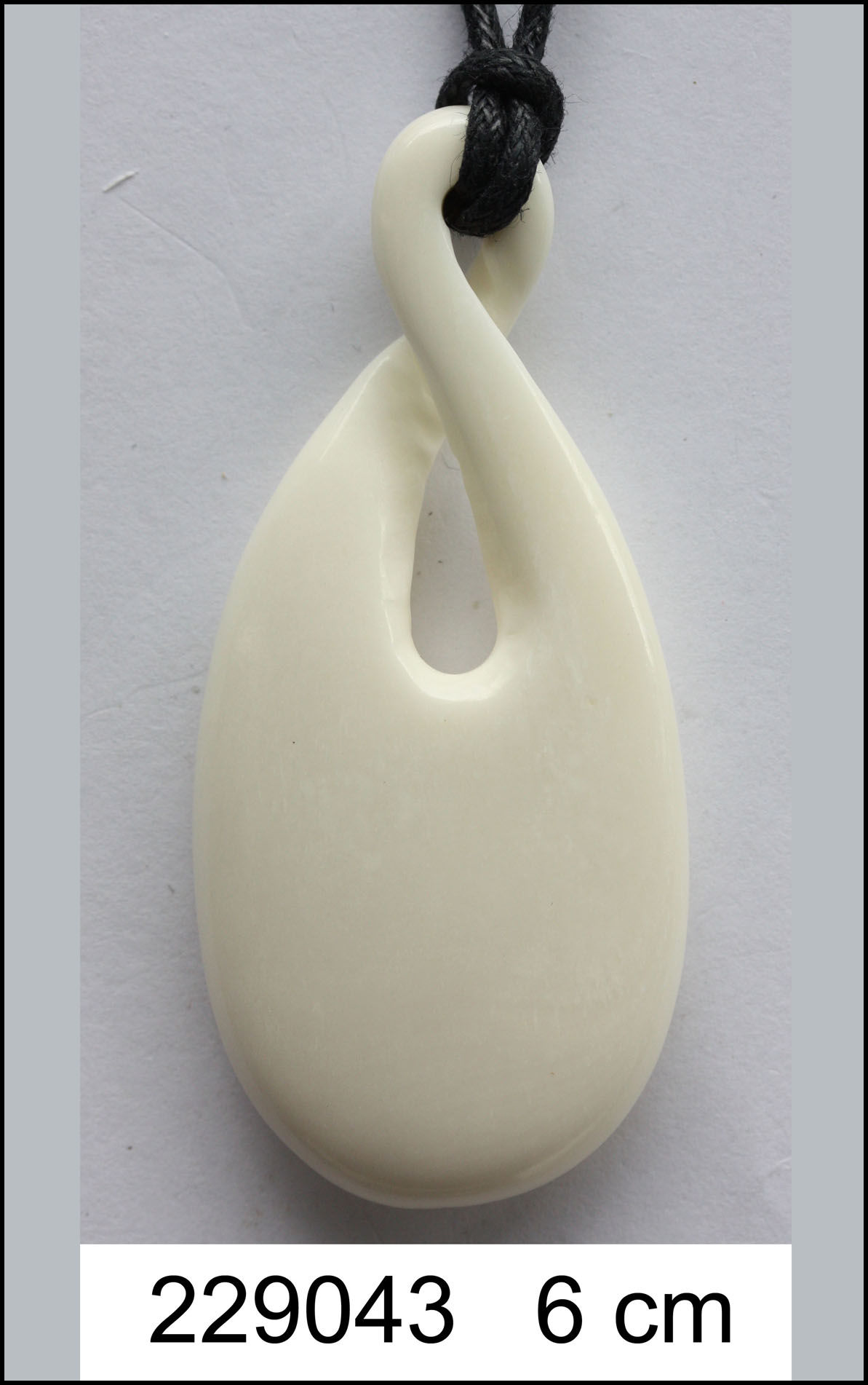 Bone carving pendant