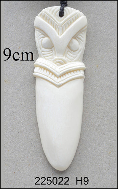 Bone carving pendant 90 mm Mania Engraved