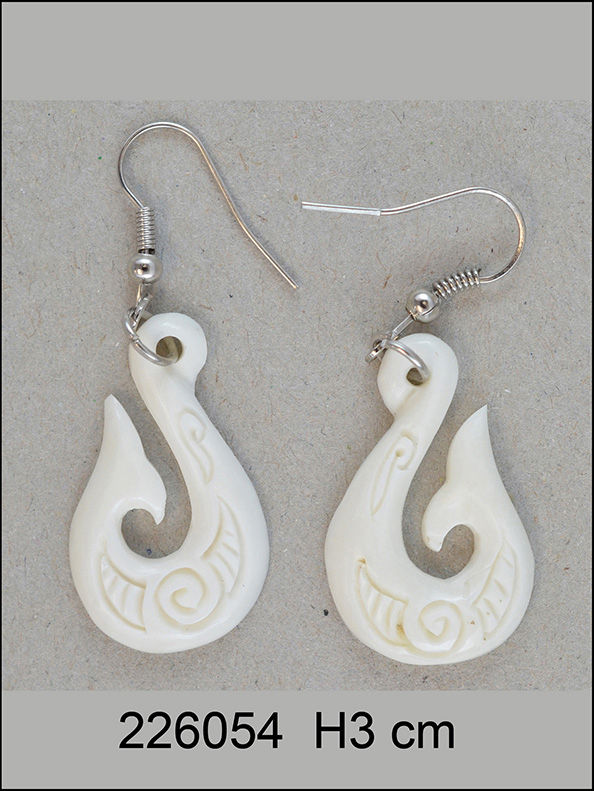 Bone Carvings Earrings