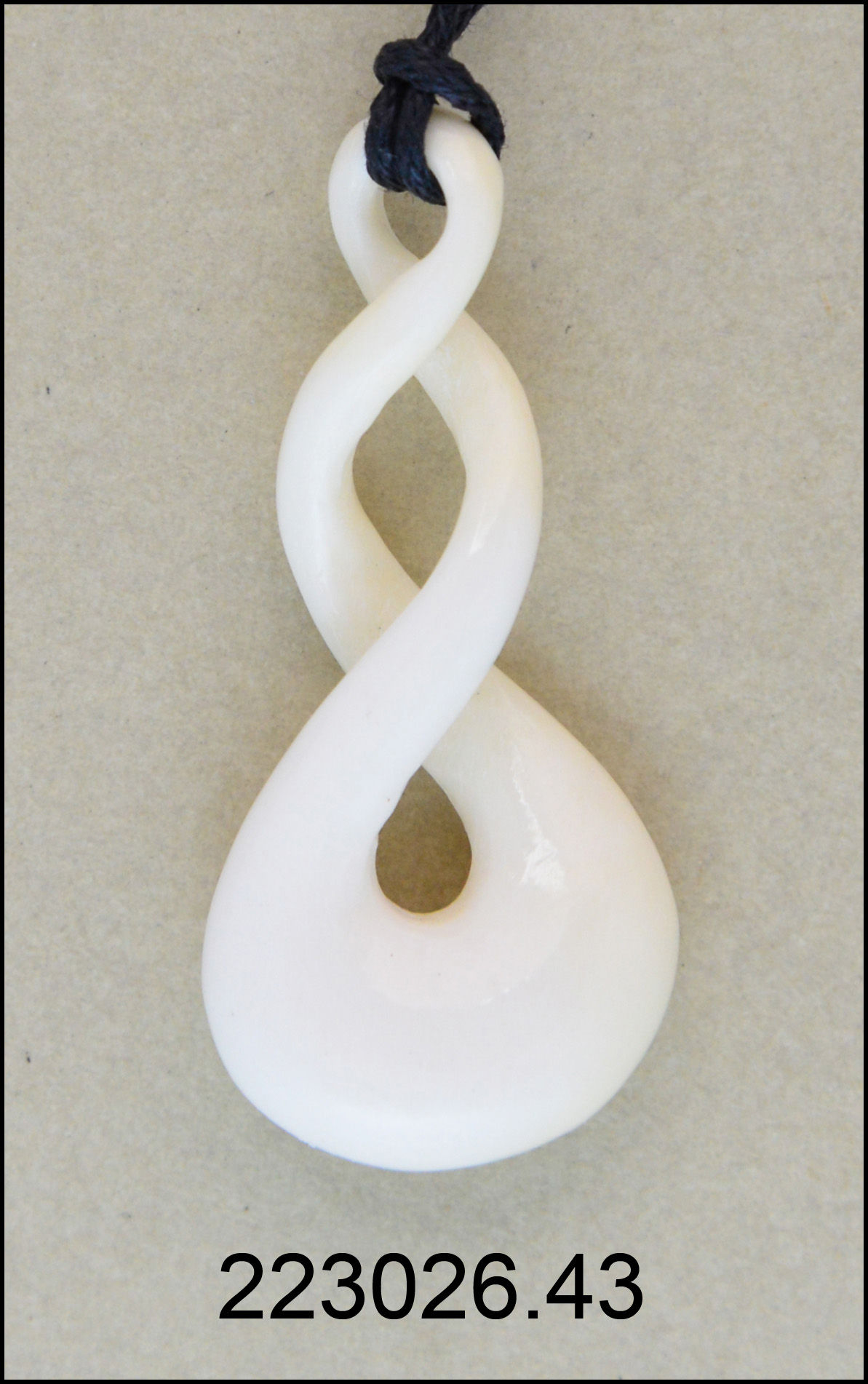 Bone carving pendant