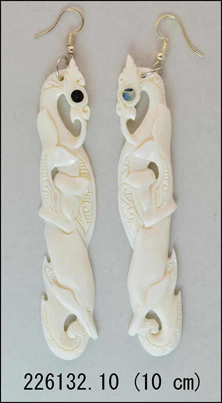 Bone Carvings Earrings