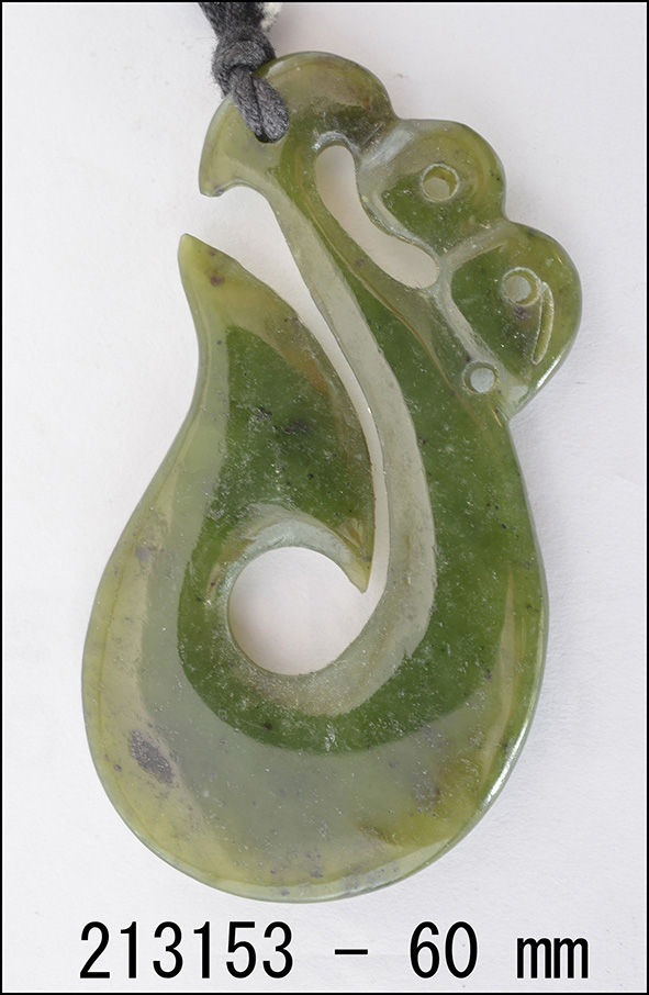 Nephrite pendant 50 mm