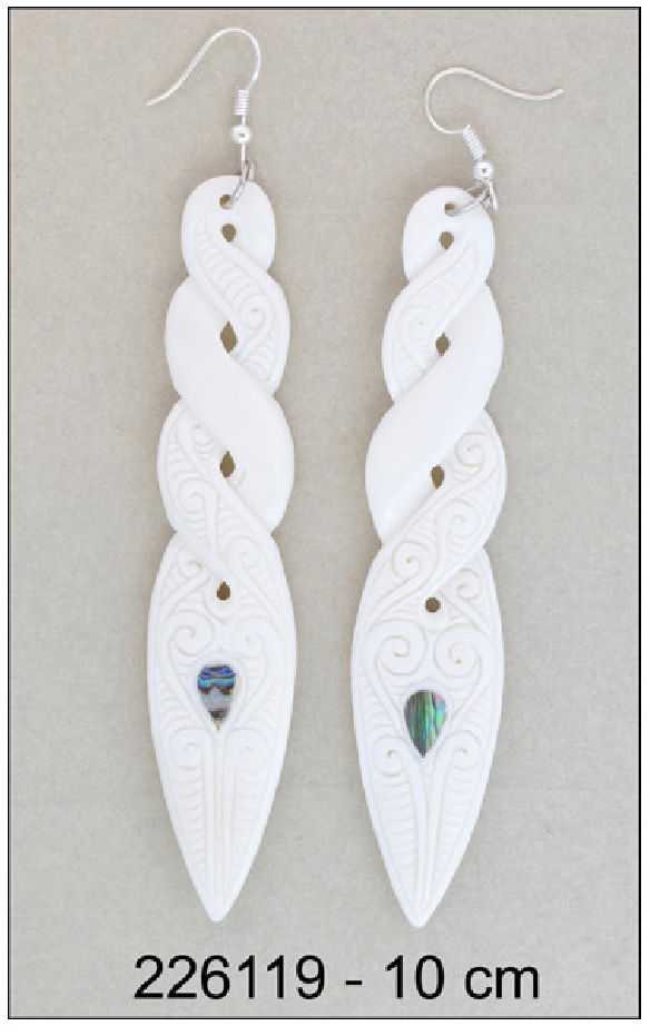 Bone Carvings Earrings