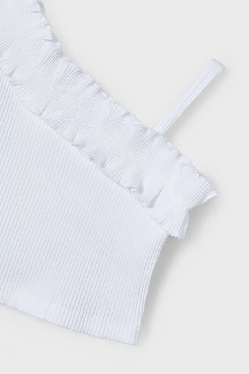 Thumbnail: One shoulder white crop top!🤍