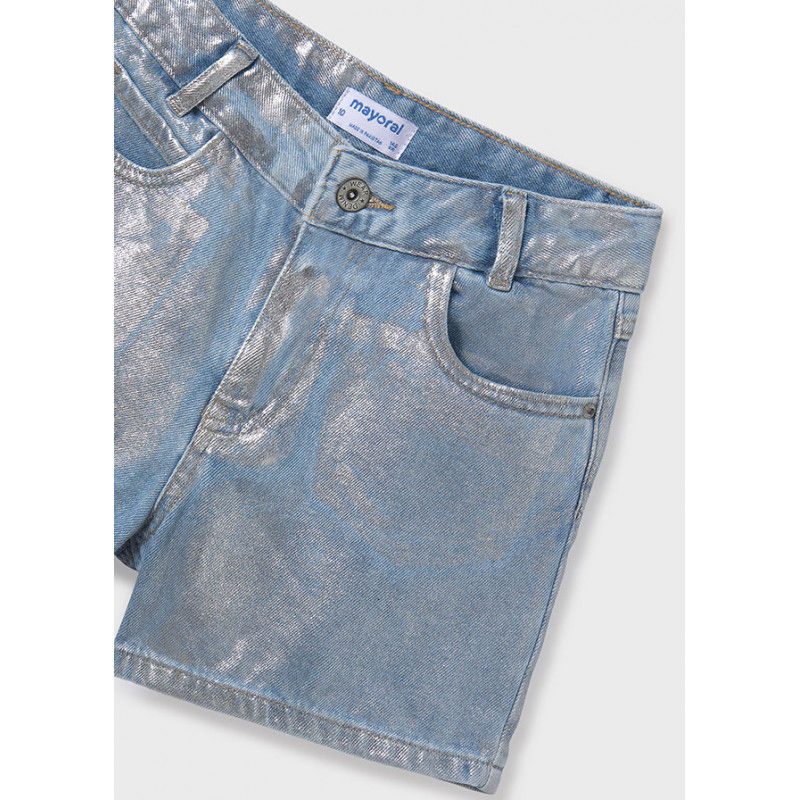 Thumbnail: Silver &  denim shorts