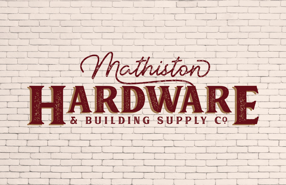 Mathiston Hardware Brand_signage