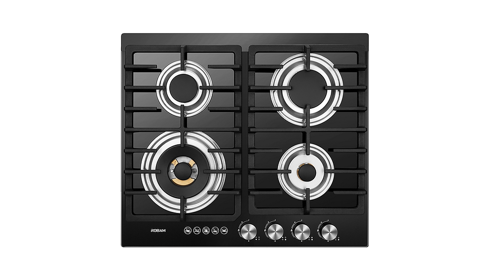 Thumbnail: B410 Glass 4 Burner (600mm)