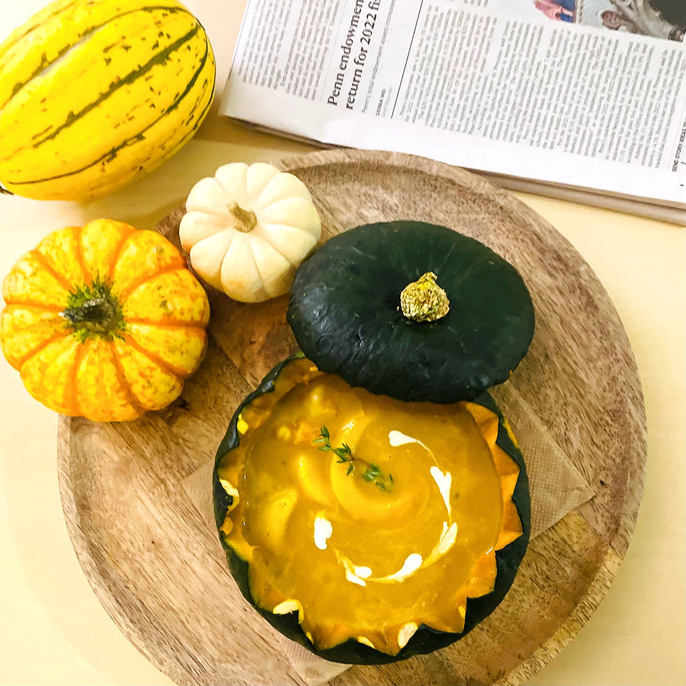 Seafood Pumpkin Soup