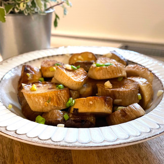 pan-Fried King Oyster Mushrooms
