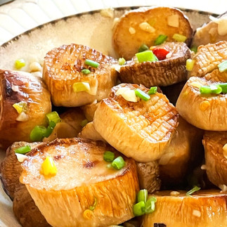 pan-Fried King Oyster Mushroom