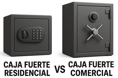 Caja Fuerte Residencial vs Caja Fuerte Comercial