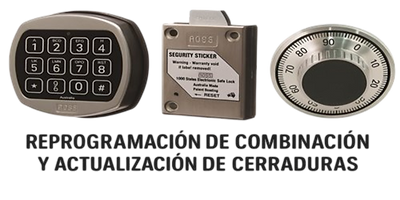 Reprogramación de Combinación y Actualización de Cerraduras