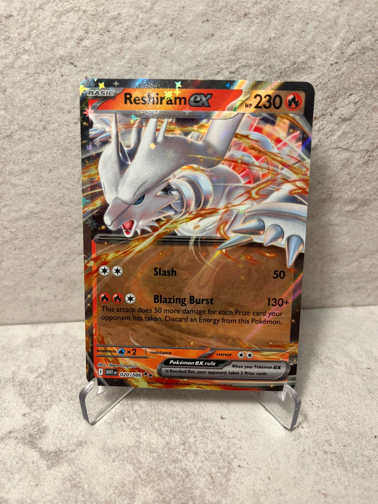 020 Reshiram ex ENG