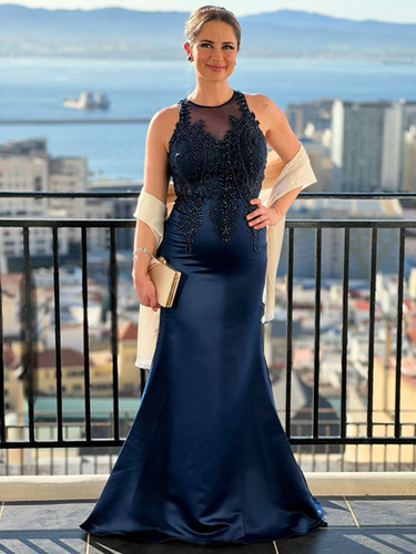 clinton and the blue dress Diana Leotard Blue Steel Rtw