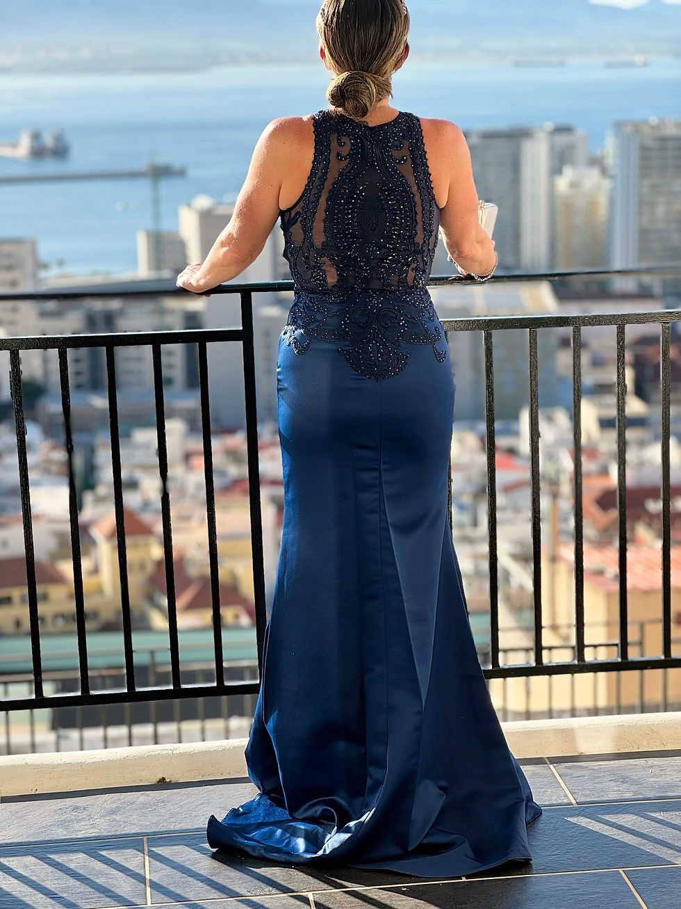 Thumbnail: Diana Navy Blue Dress