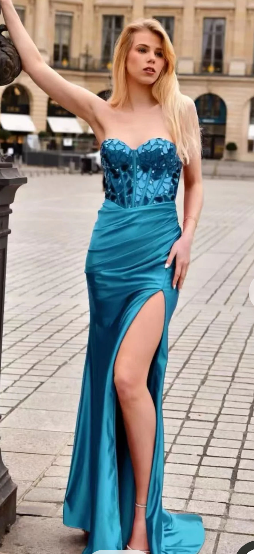 Thumbnail: Mireia Corset Evening Dress