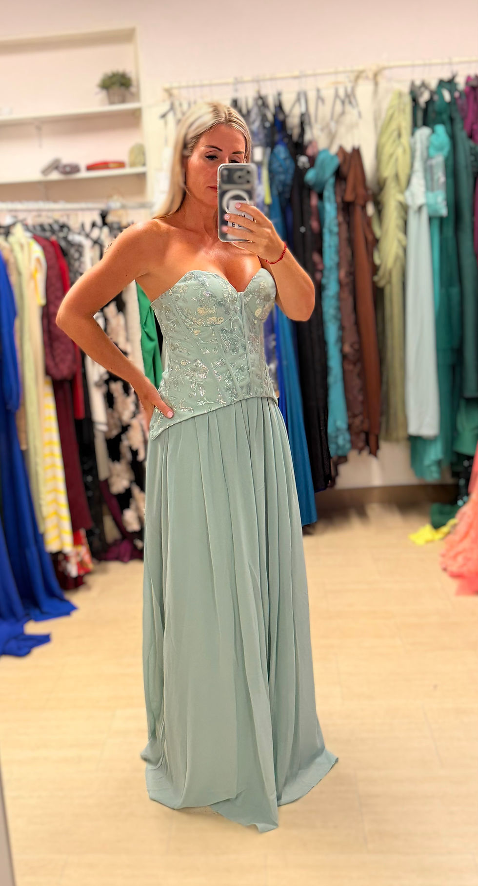 Thumbnail: Corset Flowy Dress