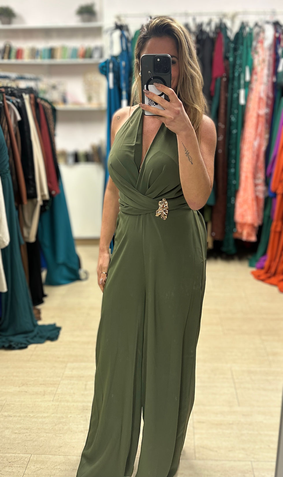 Thumbnail: Jumpsuit with leaf detail 