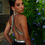 Thumbnail: Halter-neck Diamanté Evening Dress