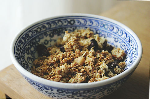 Granola In Bowl