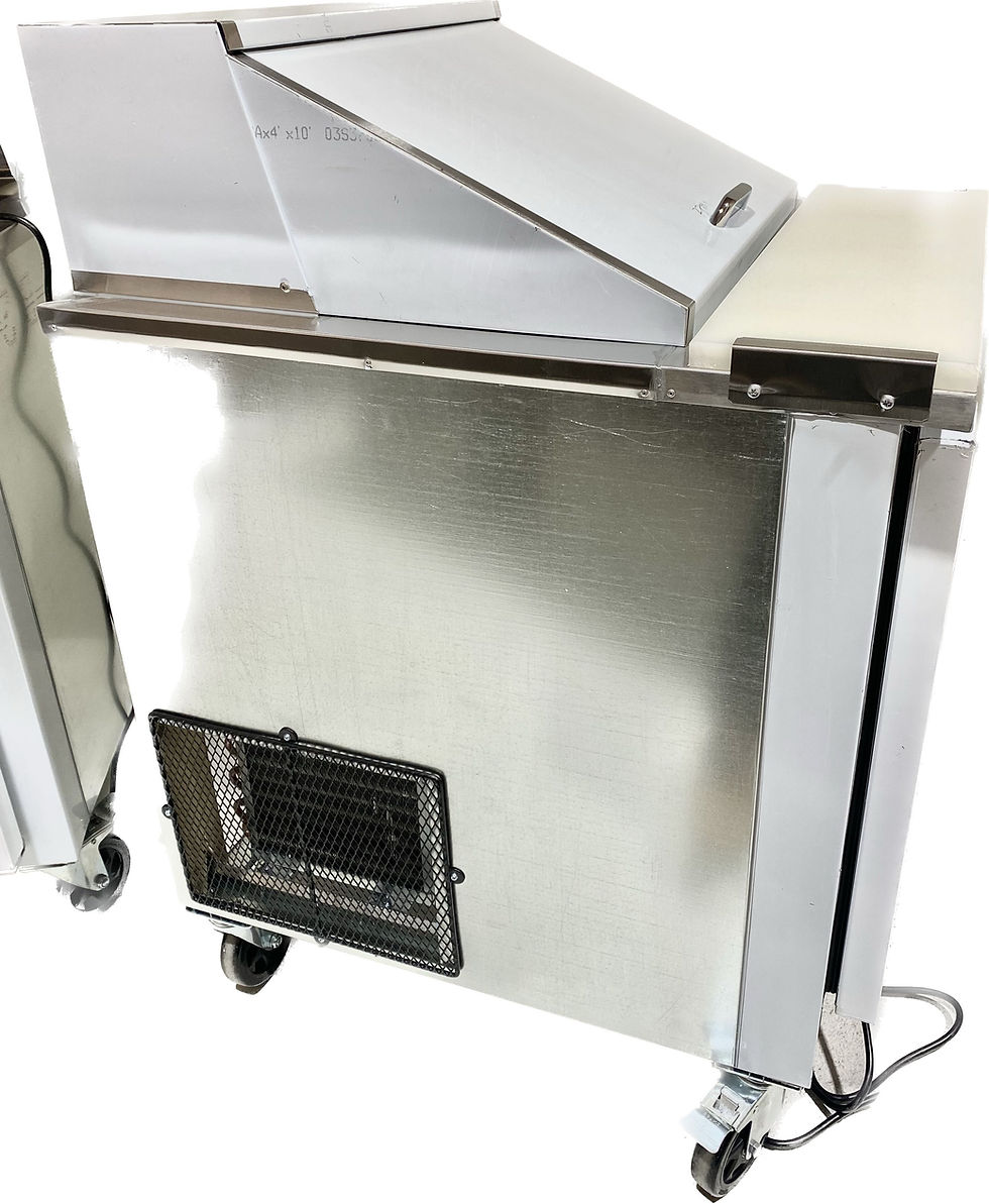 Thumbnail: Optimum 27" - 1 Door Refrigerated Sandwich Prep Table