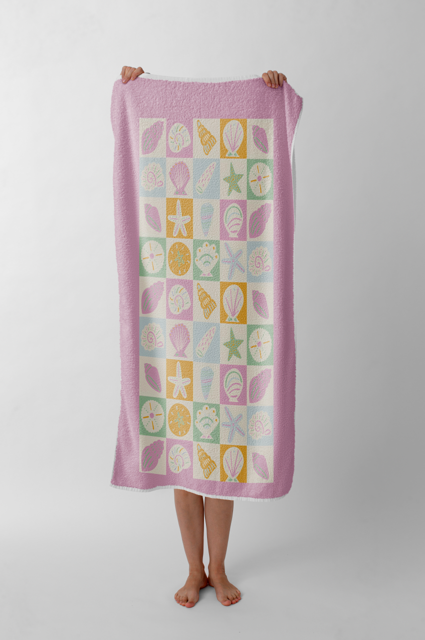 Toalla de Microfibra Starfish Pink