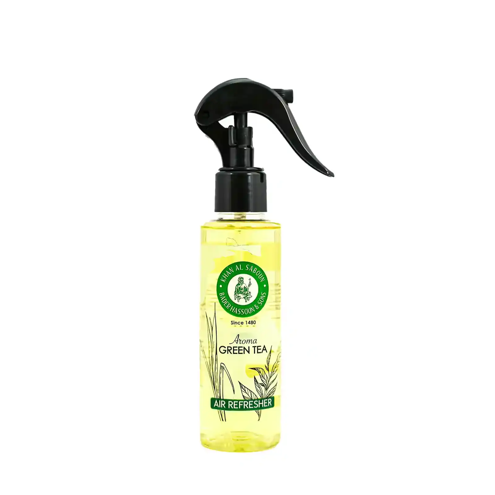 Désodorisant d'ambiance au thé vert en flacon vaporisateur