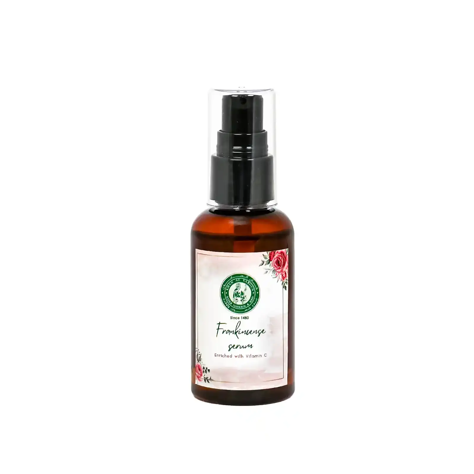 Flacon de sérum à la vitamine C et à l'encens