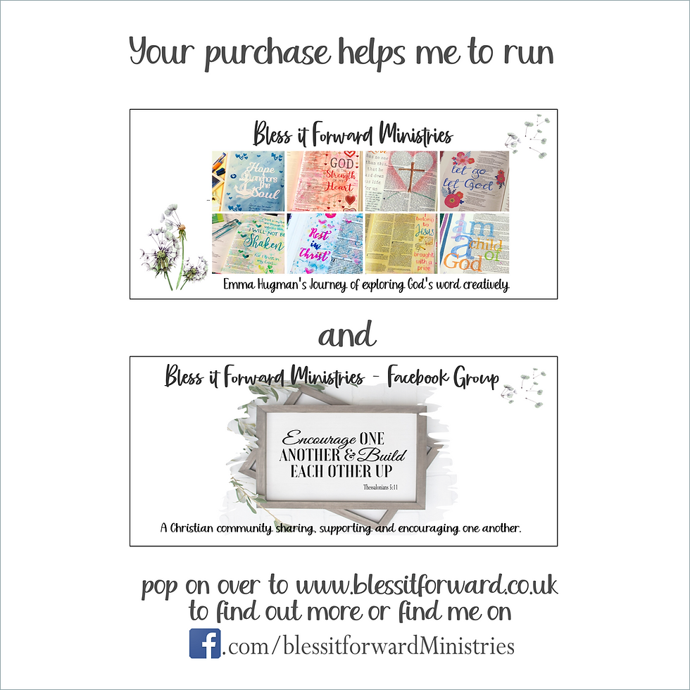 Thumbnail: At Bless It Forward Ministries, I am absolutely thrilled to create a delightful array Christain Gifts and resources!