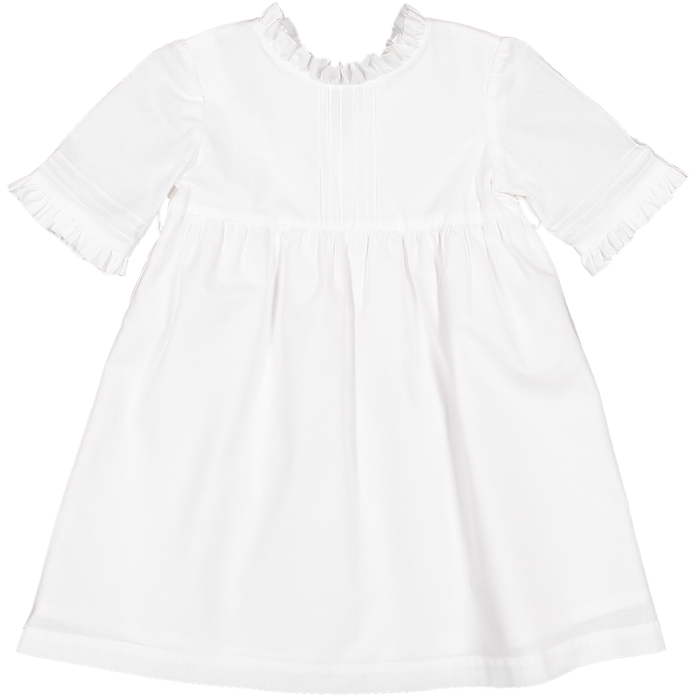 Miniatura: Vestido Branco Manga a 3/4