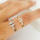 Thumbnail: 14K OPEN T DIAMOND RING