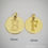 Thumbnail: 18K INITIAL DISC PENDANT