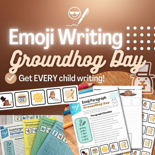 Emoji Groundhog Day Printable Writing Activity Short Power Paragraph