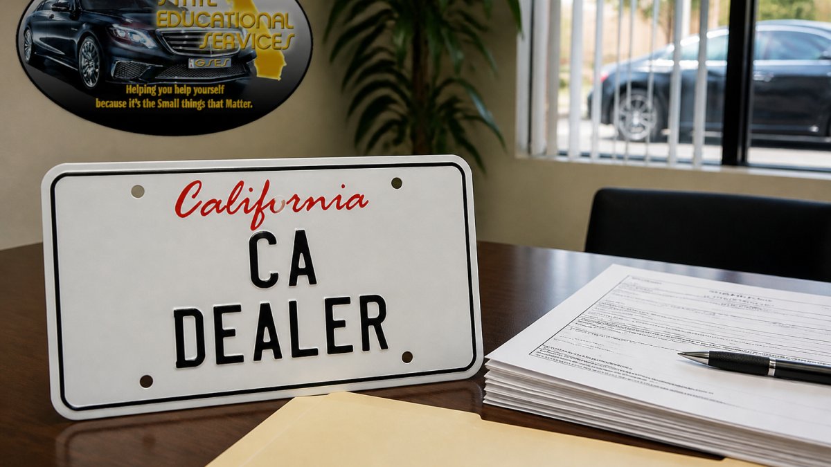California Dealer License Plate: Complete Guide