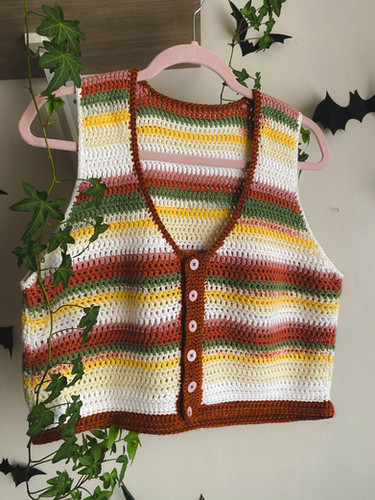 ベスト/ジレ tyn.TGOR Hand crochet "MUSUBI"vest tyn.TGOR