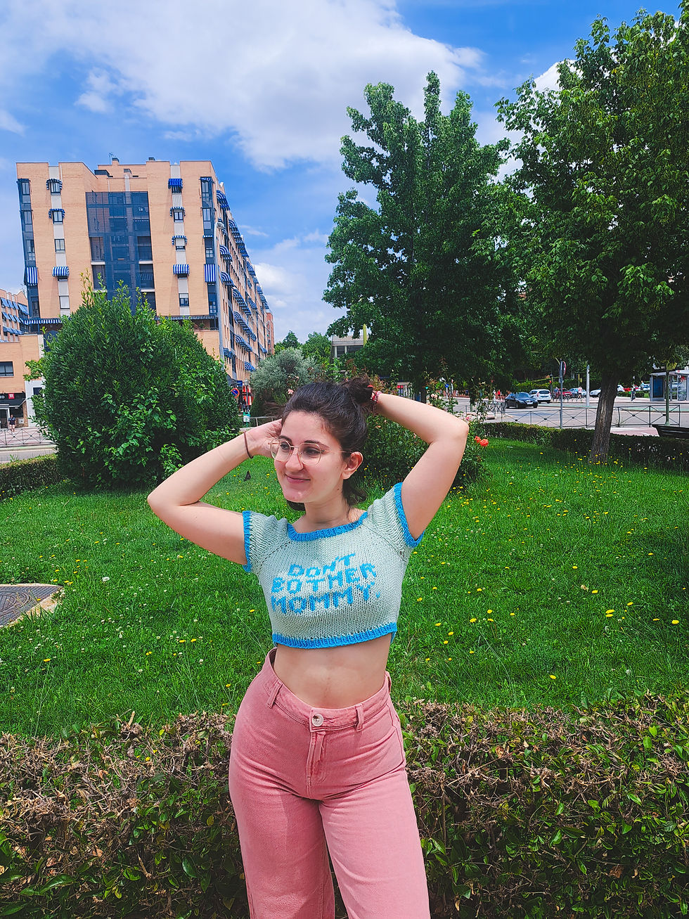 Thumbnail: ADD-ON Mommy Raglan Tee Knit Pattern