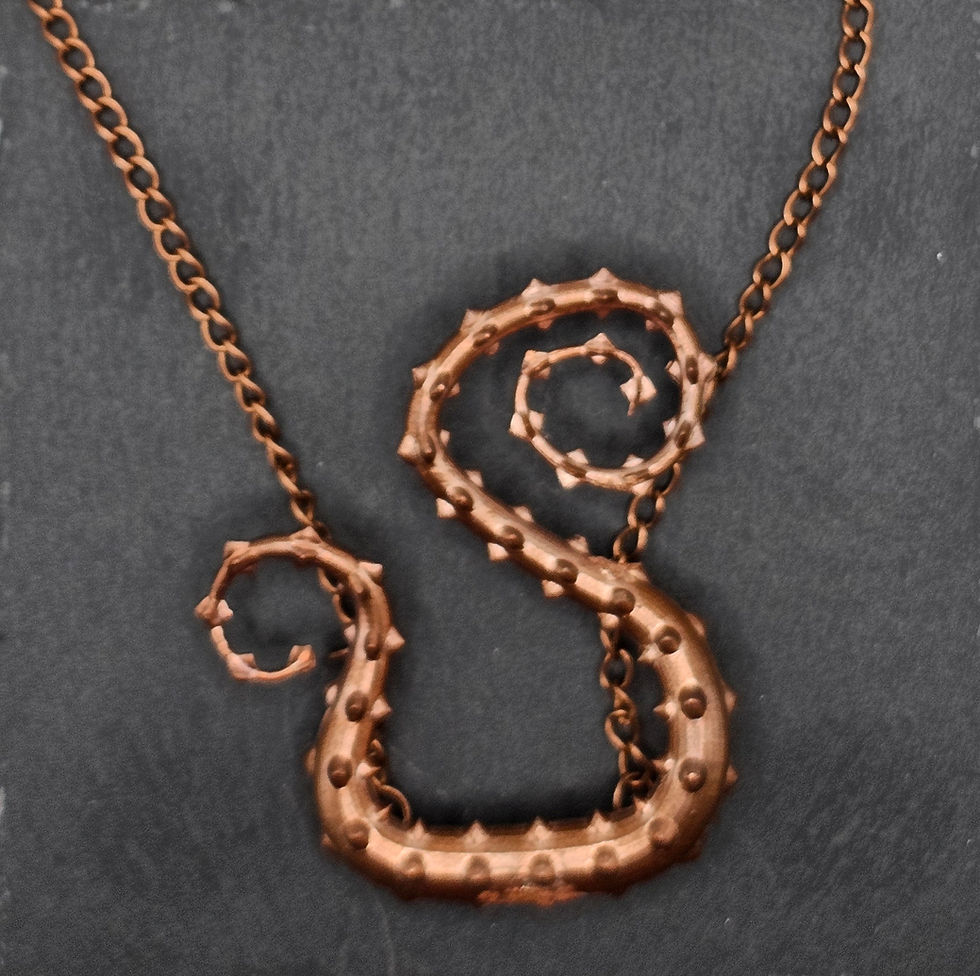 Thumbnail: 'Thistle Rose' in copper