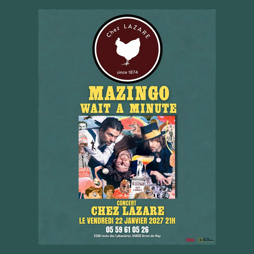 Concert de Mazingo — vendredi 22 janvier 2027