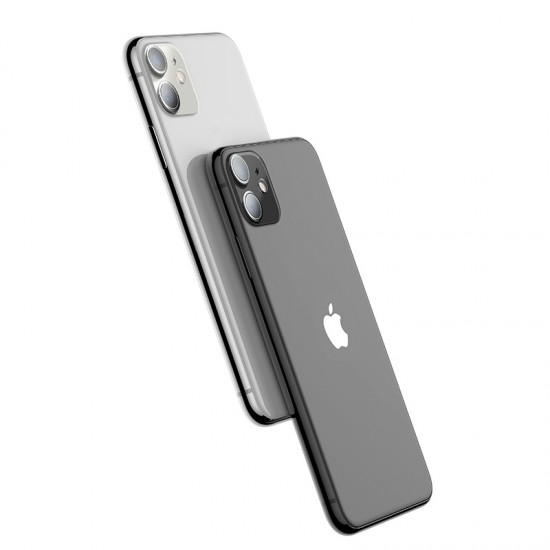Mobile phone camera lens protection flexible tempered film for iPhone 11-Transp