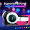 Thumbnail: Bluetooth 5.0 Headphone Headset Earphone Colorful LED Light-White