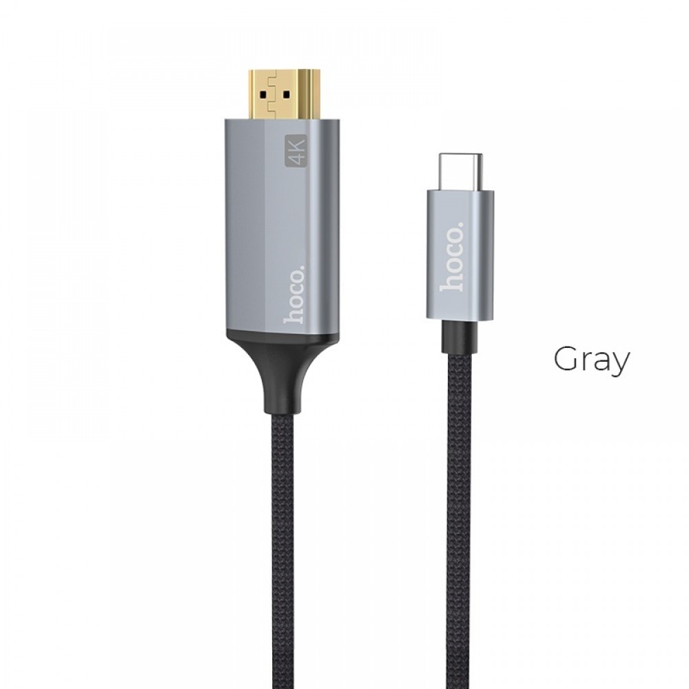 Type-C USB C to HDMI Cable 4K Video Display Port Male to Male Adapter Cord