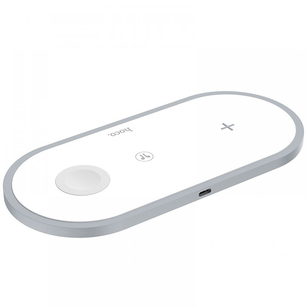 Thumbnail: 3-in-1 Qi wireless charger for iphones iWatch airpods circuit protection