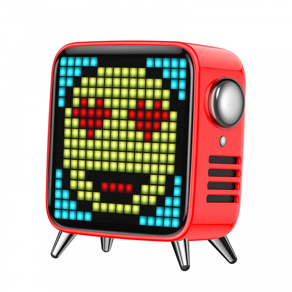 Pixel Tivoo-Max Wireless Bluetooth Speaker Box Audio Art Led Stereo Alarm Clock